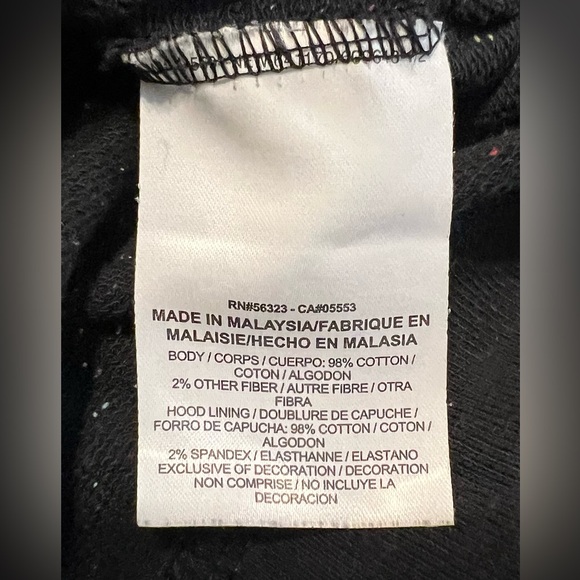 NIKE Sportswear Women’s Black Cowl Speckled Neck Funnel Hoodie! Size Small. - Picture 11 of 12